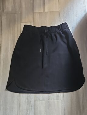 lululemon athletica Black Drawstring Active Skirt